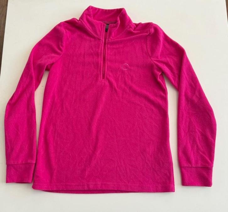 ICERYDER fleece skipully roze maat 140 NIEUWSTAAT, Kinderen en Baby's, Kinderkleding | Maat 140, Zo goed als nieuw, Meisje, Trui of Vest
