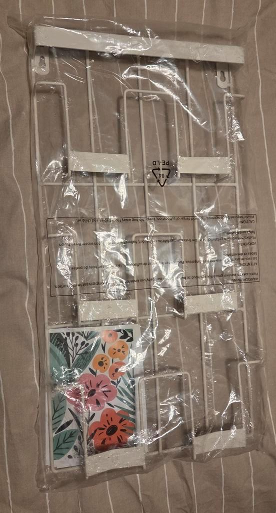 Nieuwe fotorek / kaartenrek wit metaal, Huis en Inrichting, Woonaccessoires | Wanddecoraties, Nieuw, Ophalen of Verzenden