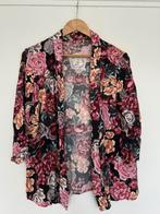 Vintage Kimono maat bloemen maat M, Maat 38/40 (M), Ophalen of Verzenden