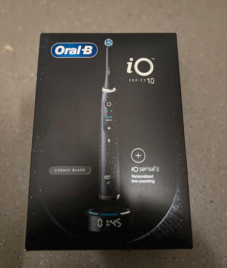 Oral B iO10 Series Zwart Nieuw in doos, Sieraden, Tassen en Uiterlijk, Uiterlijk | Mondverzorging, Nieuw, Ophalen of Verzenden
