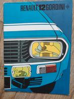 Renault 12 Gordini Brochure - Nederlands, Renault, Ophalen of Verzenden, Zo goed als nieuw, Renault