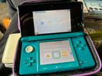 Nintendo 3ds aqua blue, Spelcomputers en Games, Spelcomputers | Nintendo 2DS en 3DS, Ophalen of Verzenden, Zo goed als nieuw, Blauw