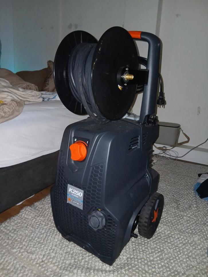 Comet K250 Classic Hogedrukreiniger SCHERP GEPRIJST, Tuin en Terras, Hogedrukreinigers, Gebruikt, Elektrisch, Met regelbare waterdruk