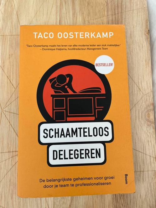 Taco Oosterkamp - Schaamteloos delegeren, Boeken, Wetenschap, Zo goed als nieuw, Ophalen of Verzenden