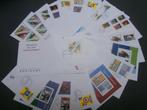 rep suriname fdc jaargang  2001, Postzegels en Munten, Postzegels | Suriname, Verzenden, Gestempeld