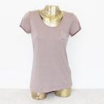 Vintage Shirtje33 100% Viscose (S) - 461 € 15,-, Kleding | Dames, T-shirts, ---, Ophalen of Verzenden, Bruin, Zo goed als nieuw