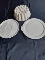 Onderschotel eierdop,+ onderschotel  pudding vorm   + puddin, Antiek en Kunst, Antiek | Servies los, Ophalen of Verzenden