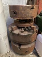 Diverse klauwplaten ROHM 250 tot 400 Inclusief spanklauwen, Ophalen of Verzenden, Gebruikt, Metaaldraaibank