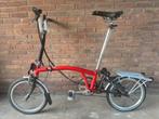 Brompton vouwfiets 6v, Fietsen en Brommers, Fietsen | Vouwfietsen, Ophalen, Gebruikt, 16 tot 18 inch, Brompton