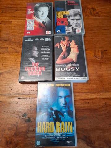 5 Vhs films met o.a. Harrison Ford en Morgan Freeman beschikbaar voor biedingen