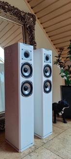 Quadral Platinum M35 - Zuilspeaker Piano HighGloss White., Audio, Tv en Foto, Luidsprekers, Overige merken, Front, Rear of Stereo speakers
