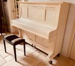 Gratis prachtige piano met een mooi zwaar klankbord geluid, Ophalen, Gebruikt, Wit, Piano