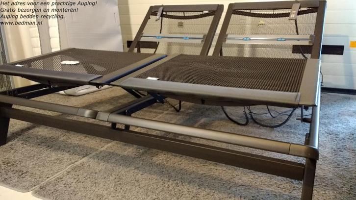 Prachtige Auping Original voll. elektr. Gratis bez. en Mont!, Huis en Inrichting, Slaapkamer | Bedden, Zo goed als nieuw, Tweepersoons