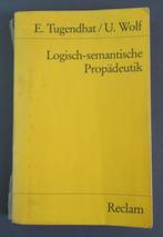 Tugendhat & Wolf - Logisch-semantische Propädeutik, Gelezen, Ophalen of Verzenden, Tugendhat, Logica of Wetenschapsfilosofie