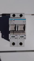 Hager SB 240 40amp automaat, Ophalen of Verzenden, Nieuw
