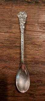 D.E.  VIOOLTJE THEELEPEL ZILVER 4 ZILVERKEUREN, Antiek en Kunst, Antiek | Goud en Zilver, Ophalen of Verzenden, Zilver