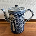 Antieke Delftsblauwe  “Lange Lijs” theepot, Ophalen of Verzenden