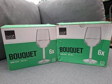 Royal Leerdam Wijnglazen - 2 Dozen Nieuw! beschikbaar voor biedingen
