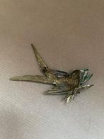 Vintage Vogel Broche, Ophalen, Brons, 4 tot 7 cm, Gebruikt