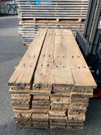 Eiken spoorplanken / oude planken, Doe-het-zelf en Verbouw, Hout en Planken, 250 tot 300 cm, Plank, Gebruikt, Ophalen of Verzenden