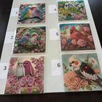 Diamond painting kaarten vogels, Ophalen, Nieuw