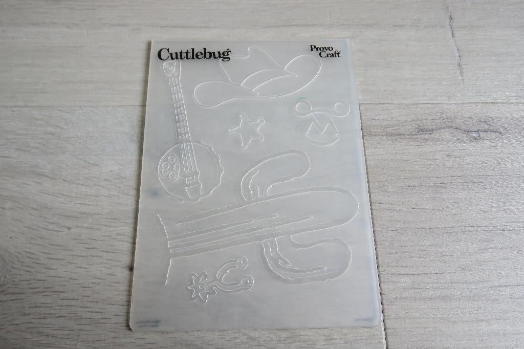Cuttlebug Embossing Folder, Hobby en Vrije tijd, Kaarten | Zelf maken, Gebruikt, Pons of Mal, Overige thema's, Ophalen
