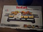 Tefal Pierrade & Raclette steengrill en gourmet, Witgoed en Apparatuur, Gourmetstellen, Ophalen, Gebruikt, 8 personen of meer