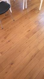 Massief eiken vloer, ruim 30 m2, Ophalen, Gebruikt, 50 tot 150 cm, Vloerdelen of -planken