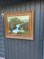 Schilderij verf landschap, Antiek en Kunst, Ophalen