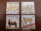 BURUNDI set (4) DIEREN, Postzegels en Munten, Postzegels | Thematische zegels, Verzenden, Gestempeld, Dier of Natuur