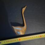 Vintage Messing Zwaan Beeld, Ophalen of Verzenden, Gebruikt, Metaal, Dierenbeeld