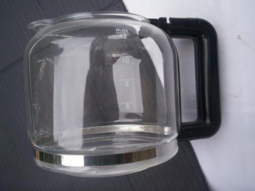 1x KOFFIEKAN rond Glas 1,5 Ltr 13x12cm Theekan -GEEN Deksel!, Huis en Inrichting, Keuken | Keukenbenodigdheden, Gebruikt, Ophalen of Verzenden