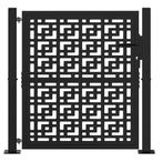 IJzeren tuinpoort tuinhek poort draaihek zwart GRATIS BEZORG, Verzenden, 100 tot 150 cm, Nieuw, Looppoort