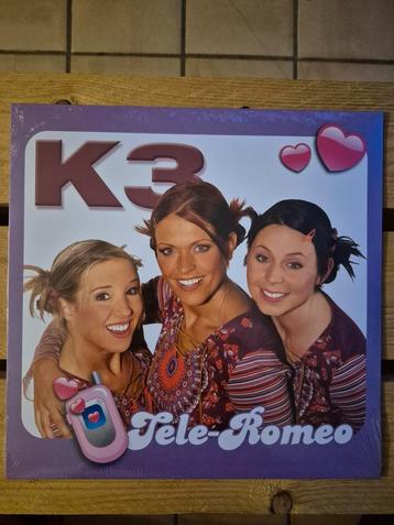 Gesealde paarse vinyl "Tele-Romeo" van K3 originals beschikbaar voor biedingen
