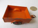 1955 Dinky Toys 341 LAND ROVER TRAILER +TREKOOG/HAAK ORANJE, Dinky Toys, Gebruikt, Ophalen of Verzenden, Auto