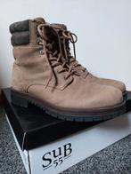 Sub55 boots/ veterschoen maat 40 Kleur Taupe  ZGAN, Kinderen en Baby's, Kinderkleding | Maat 176, Overige typen, Ophalen of Verzenden