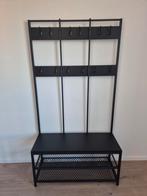 Mooie zwarte stoere kapstok, Huis en Inrichting, Woonaccessoires | Kapstokken, Ophalen, Zo goed als nieuw, Metaal, Staande kapstok