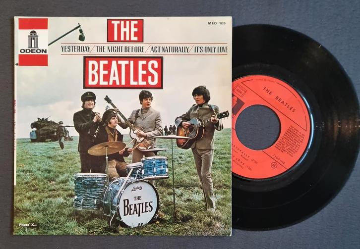The Beatles EP - Yesterday - MEO105 -1971, Cd's en Dvd's, Vinyl | Pop, Gebruikt, 1960 tot 1980, Overige formaten, Ophalen of Verzenden