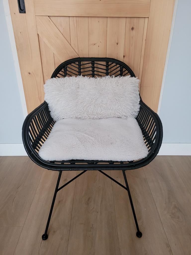 4 x stoel rotan zwart, Kinderen en Baby's, Ophalen, Stoel(en)