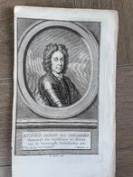 Friesland Baron van Coehoorn 1641-1704 Tirion P0497, Antiek en Kunst, Ophalen of Verzenden, Ets, 1700 - 1799