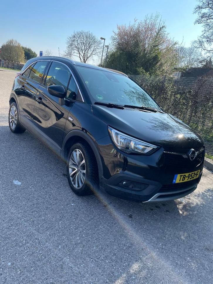 Opel Crossland X 1.2 Turbo110pk Start/stop 2018/Zwart/zondak, Auto's, Opel, Particulier, Crossland X, ABS, Achteruitrijcamera