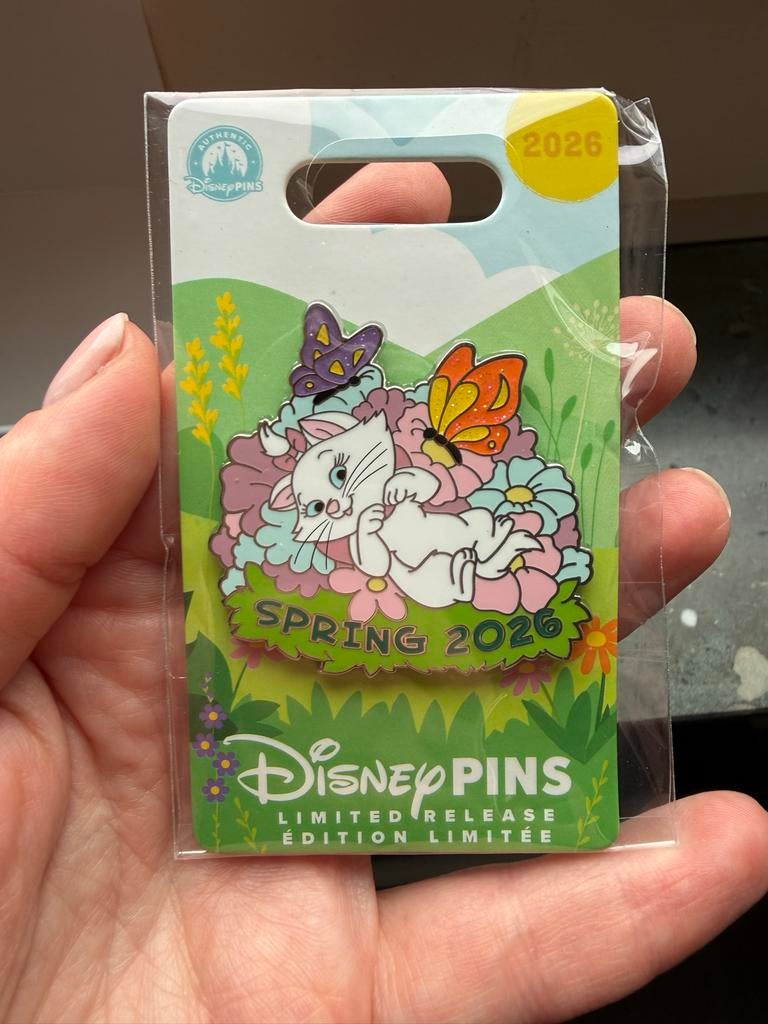Disney pin Spring 2026 Marie, Ophalen of Verzenden, Overige figuren, Nieuw, Overige typen