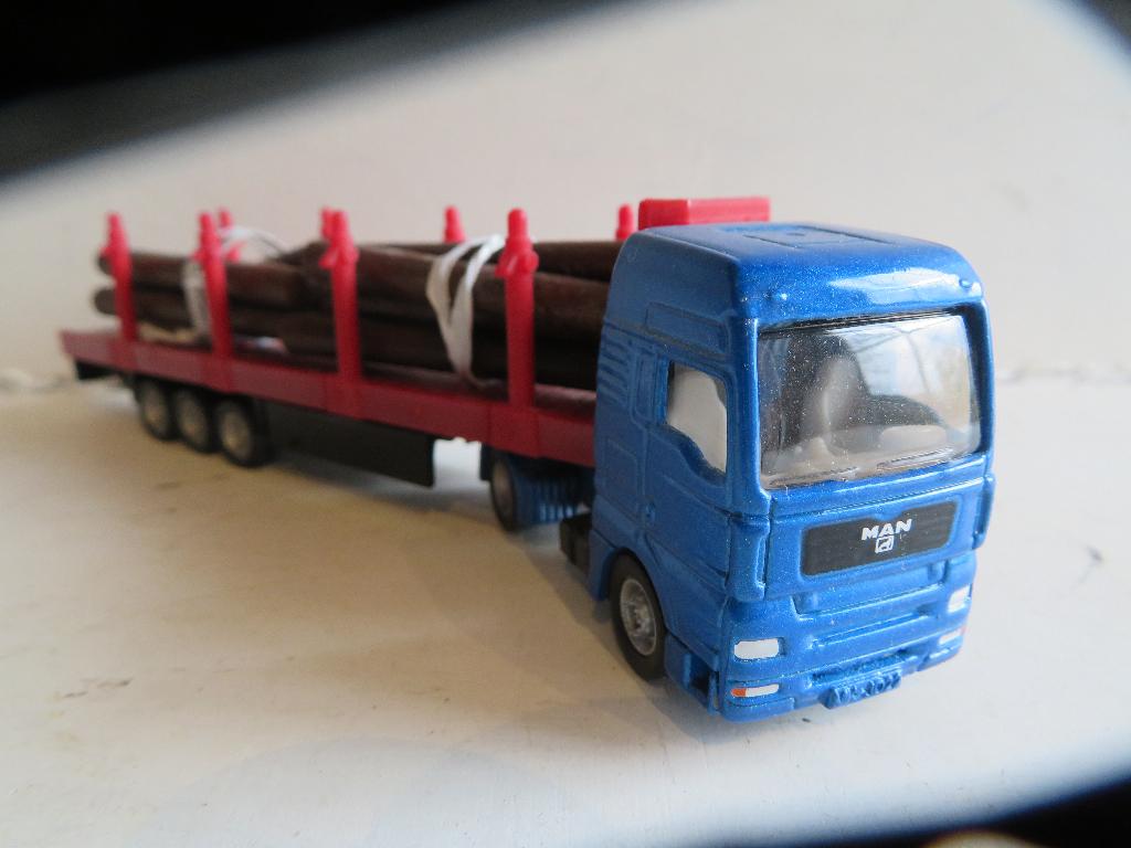 Siku MAN Hout transport 1:87 Buizen transport, Ophalen of Verzenden, Bus of Vrachtwagen, SIKU