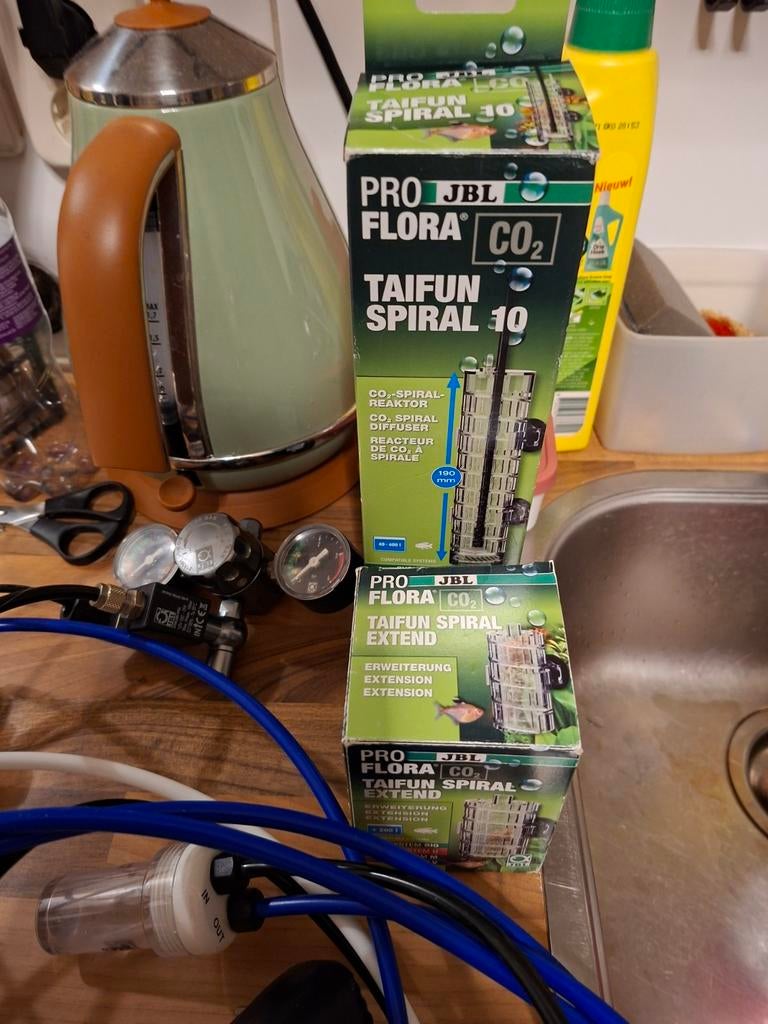 Compleet co2 systeem, Dieren en Toebehoren, Vissen | Aquaria en Toebehoren, Ophalen, Zo goed als nieuw, Overige typen