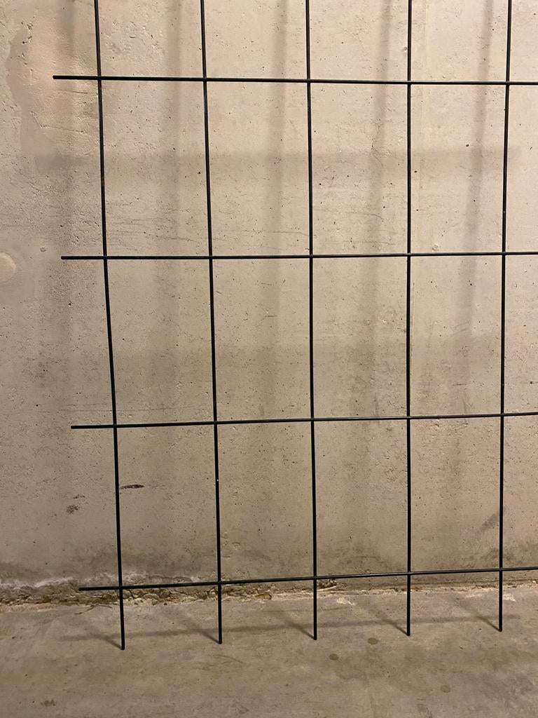 metalen rek, groen geplastificeerd 150x75cm groen, Ophalen, Gebruikt, Minder dan 10 meter, Raster