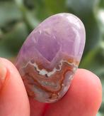 Crazy lace agaat x amethist trommelsteen, Ophalen of Verzenden