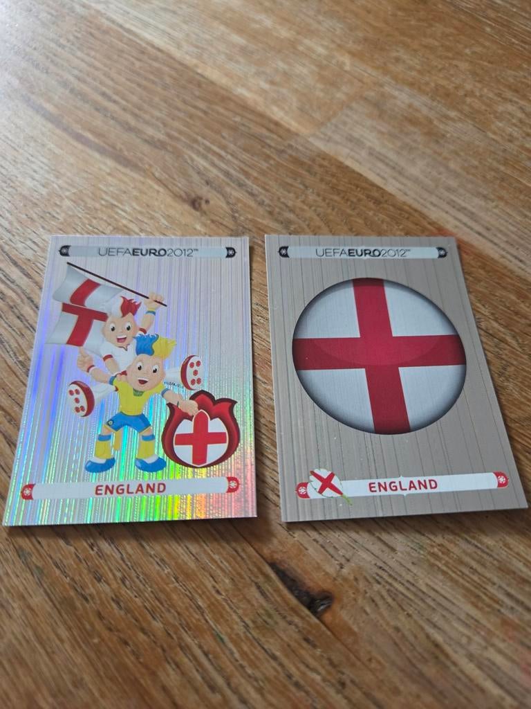 Panini EK 2012 Engeland, Ophalen of Verzenden, Zo goed als nieuw, Buitenlandse clubs, Poster, Plaatje of Sticker