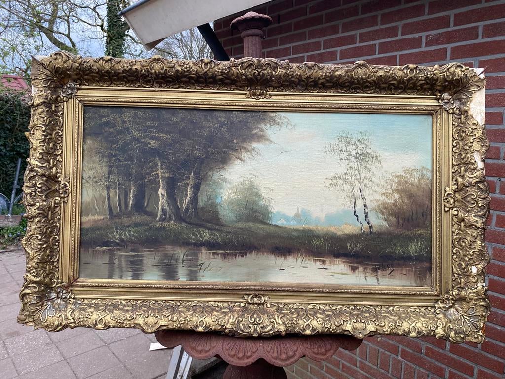 Oud antiek schilderij, Antiek en Kunst, Ophalen