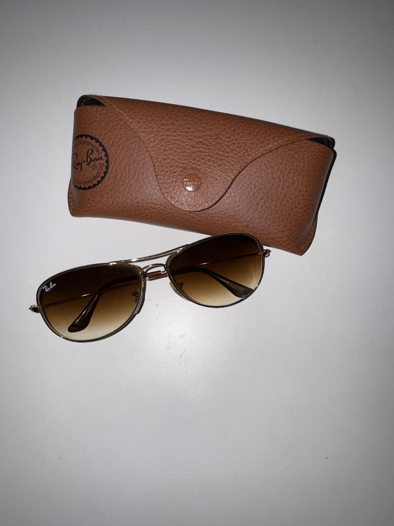 Ray-Ban bril - Goudkleurig frame, Bruin, Ophalen of Verzenden, Zo goed als nieuw, Ray-Ban