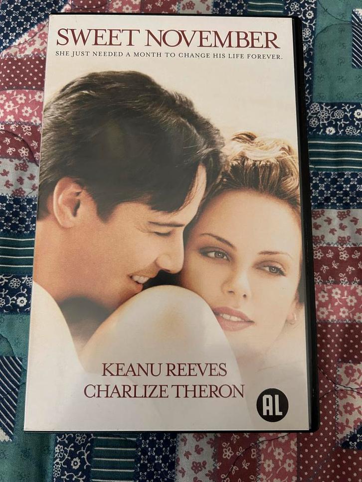 #0896 Sweet November VHS - Romantisch Drama met Keanu Reeves, Cd's en Dvd's, VHS | Film, Gebruikt, Drama, Vanaf 12 jaar, Ophalen of Verzenden